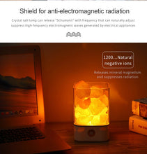 Load image into Gallery viewer, Himalayan Salt Lamp USB Crystal Natural Led Lava Lamp Bedside Fixtures Luminaira Decor