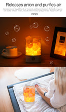 Load image into Gallery viewer, Himalayan Salt Lamp USB Crystal Natural Led Lava Lamp Bedside Fixtures Luminaira Decor