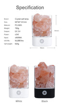 Load image into Gallery viewer, Himalayan Salt Lamp USB Crystal Natural Led Lava Lamp Bedside Fixtures Luminaira Decor