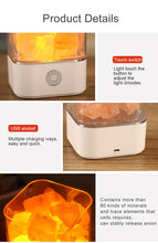 Load image into Gallery viewer, Himalayan Salt Lamp USB Crystal Natural Led Lava Lamp Bedside Fixtures Luminaira Decor