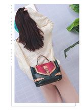 Load image into Gallery viewer, Handbags Luxury Snake Serpentine Shoulder Bag Tote Patchwork