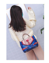 Load image into Gallery viewer, Handbags Luxury Snake Serpentine Shoulder Bag Tote Patchwork