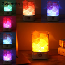 Load image into Gallery viewer, Himalayan Salt Lamp USB Crystal Natural Led Lava Lamp Bedside Fixtures Luminaira Decor