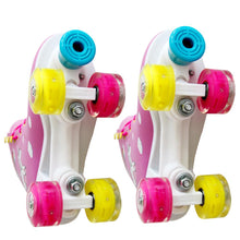 Load image into Gallery viewer, Skates Children 4 Wheels Led Girl Skates