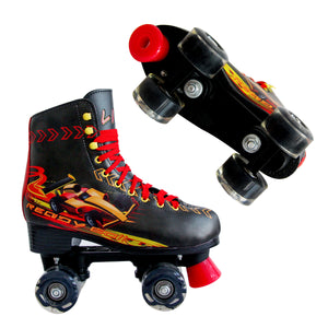 Skates Children 4 Wheels Led Girl Skates