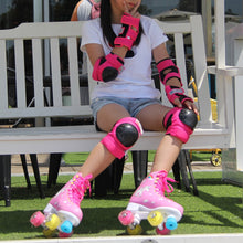 Load image into Gallery viewer, Skates Children 4 Wheels Led Girl Skates